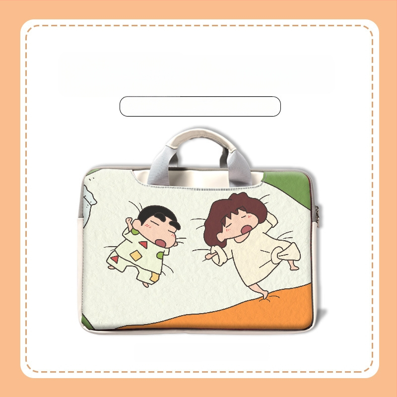 MSRPYM Nešiojamojo kompiuterio krepšys su karikatūriniu piešiniu ir pūkine įdaila MacBook Pro ir MacBook Air