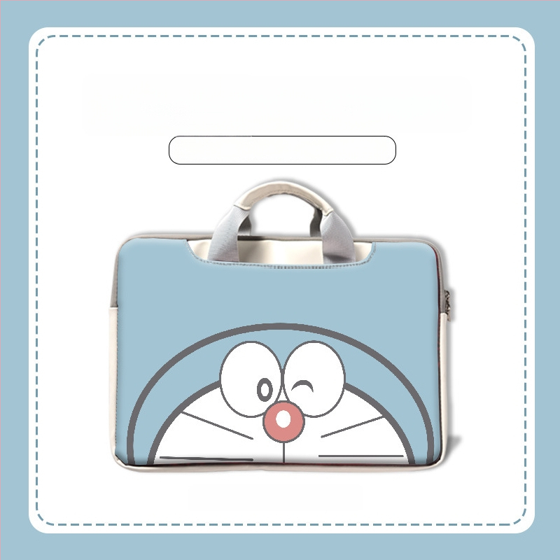 MSRPYM Nešiojamojo kompiuterio krepšys su karikatūriniu piešiniu ir pūkine įdaila MacBook Pro ir MacBook Air