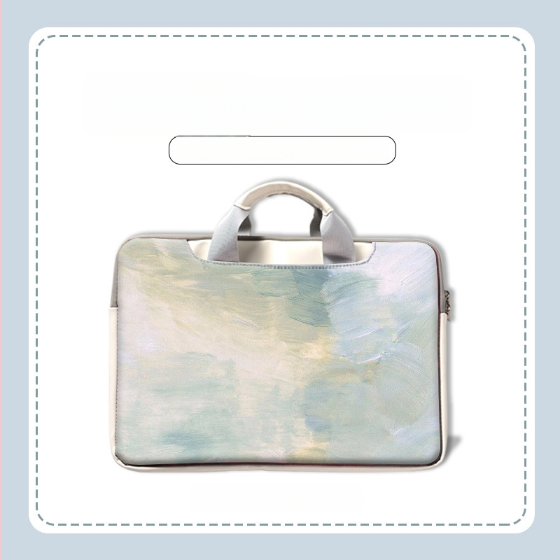 MSRPYM Nešiojamojo kompiuterio krepšys su karikatūriniu piešiniu ir pūkine įdaila MacBook Pro ir MacBook Air