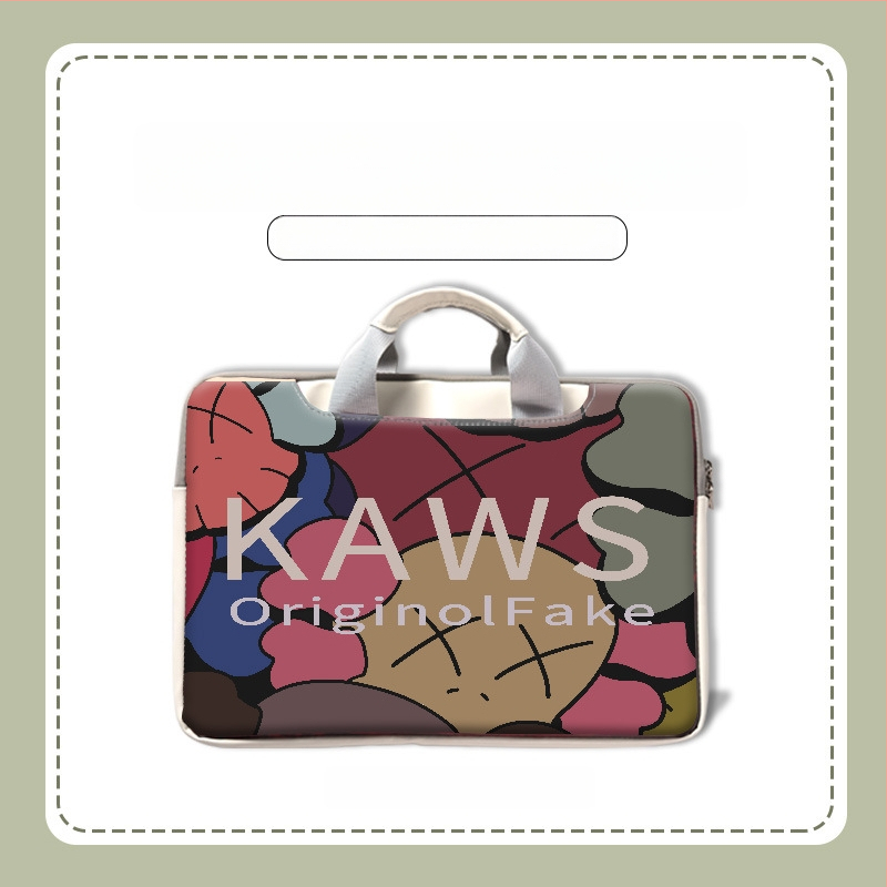 MSRPYM Nešiojamojo kompiuterio krepšys su karikatūriniu piešiniu ir pūkine įdaila MacBook Pro ir MacBook Air