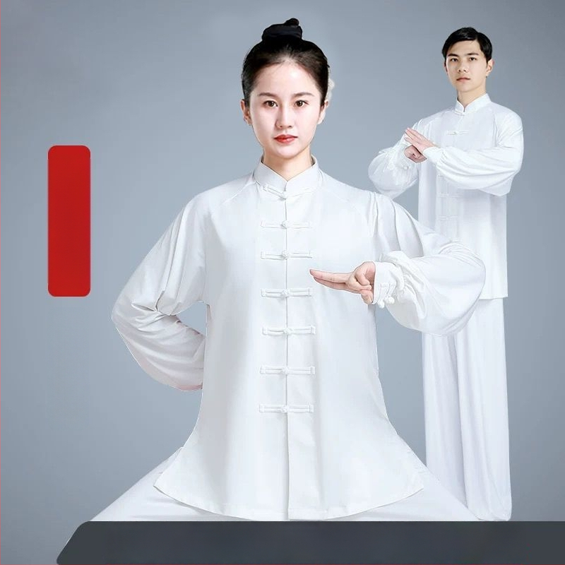 Костюм Тай Чи за жени – памучно-винилонова тъкан (vinylon 81–90%), ленена подплата (81–90%), за възрастни