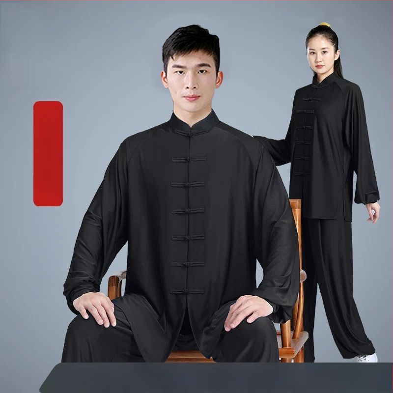 Костюм Тай Чи за жени – памучно-винилонова тъкан (vinylon 81–90%), ленена подплата (81–90%), за възрастни