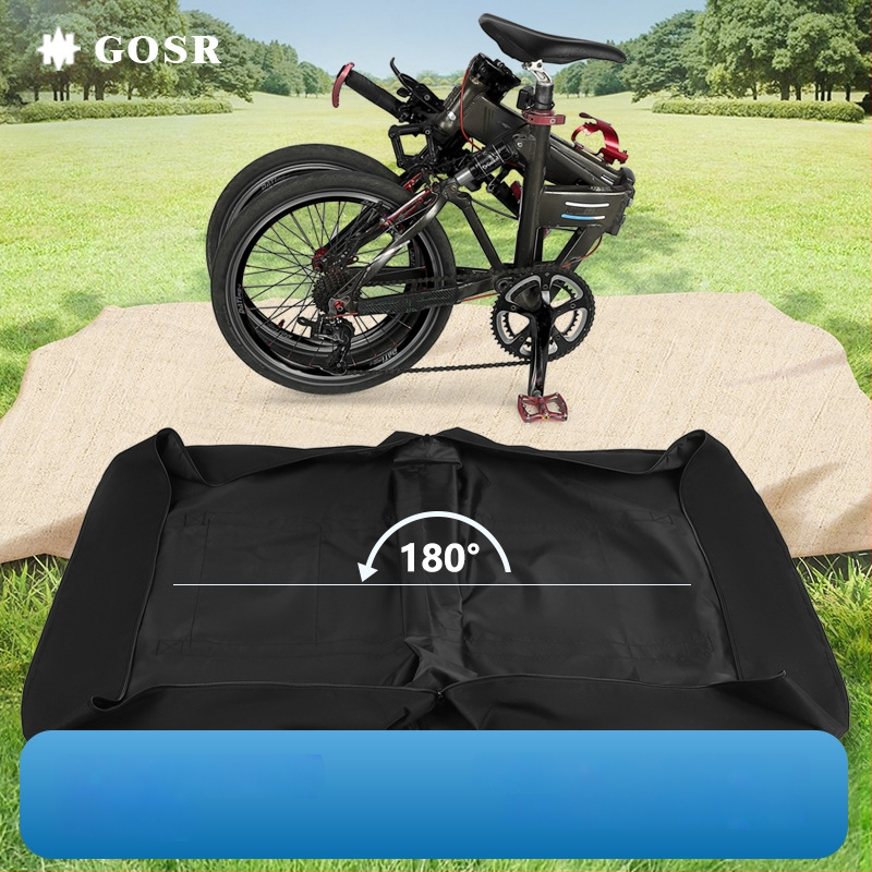 Сгъваема чанта за велосипед – Материал: Oxford платно; Марка: GOSR; Модел: DC-02; Функция: Съхранение