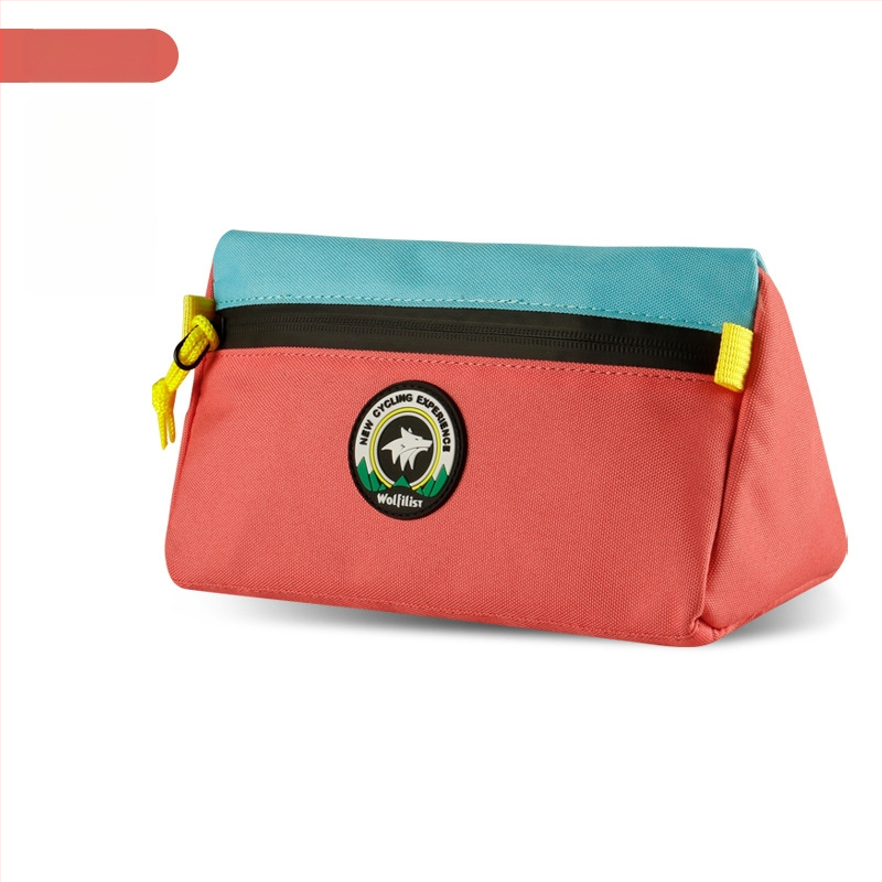 водонепропусклива триъгълна велосипедна чанта – капацитет 2 л, полиестер, wolfilist