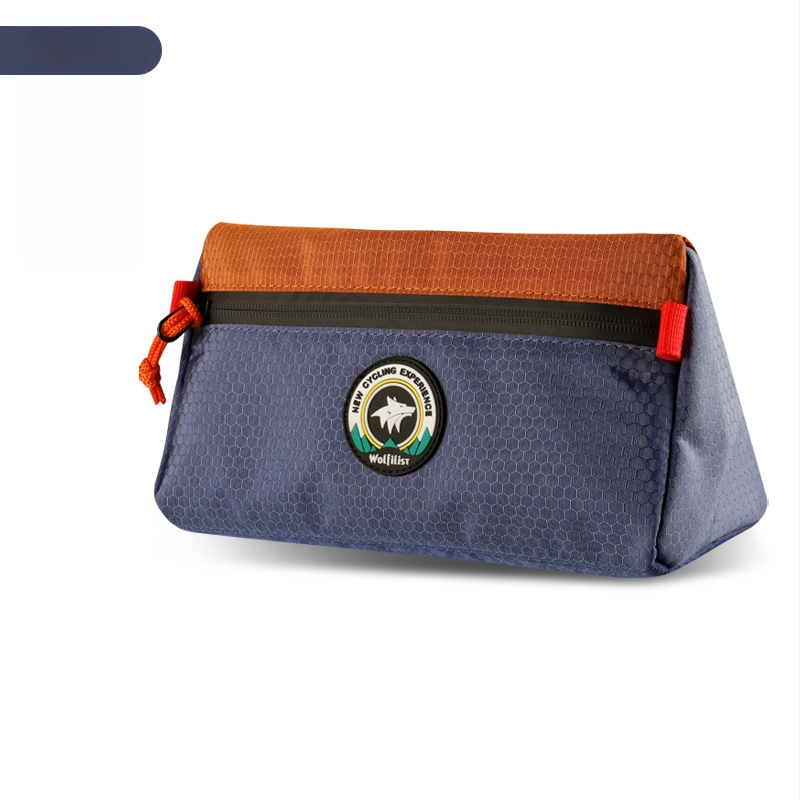 водонепропусклива триъгълна велосипедна чанта – капацитет 2 л, полиестер, wolfilist