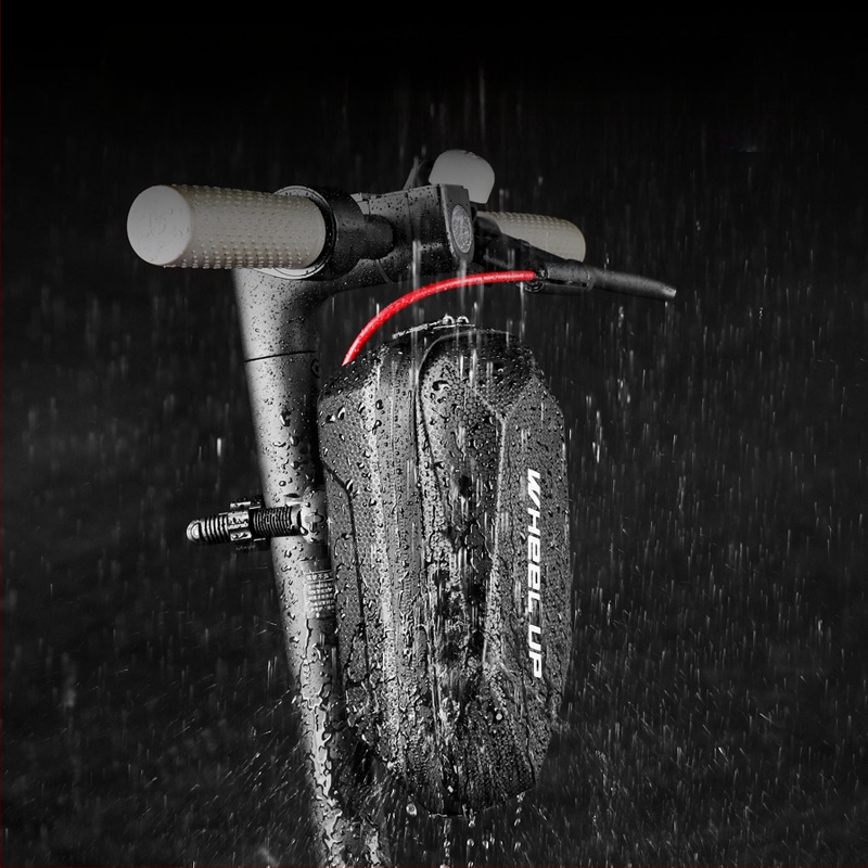 Чанта за кормило на велосипед, EVA материал, 3L капацитет, водоустойчива, лесно разглобяваща се, марка WHEEL UP