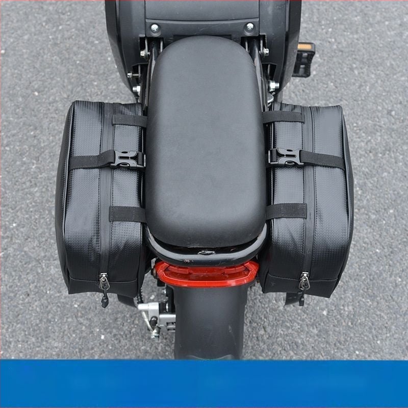 Чанта за електрически велосипед със странични отделения и задно висящо отделение, универсална голяма вместимост
