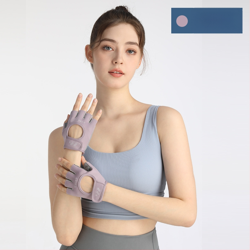 Mănuși de bicicletă cu degete parțiale, din piele, Sway, pentru adulți, unisex (fitness și ciclism)