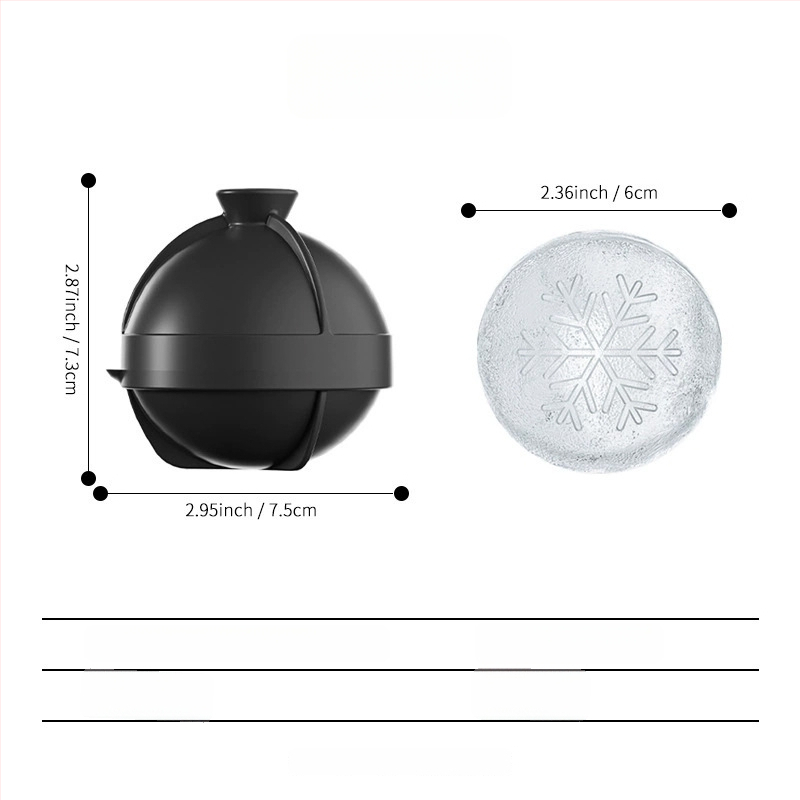 EHUNT φόρμα σιλικόνης για μπάλες πάγου ουίσκι, χωρητικότητα 90 ml, με εκτυπωμένο λογότυπο, δυνατότητα προσαρμογής