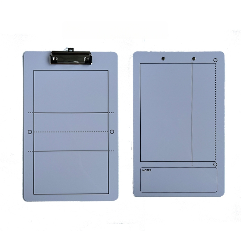 PVC тактическа дъска за спортове, подходяща за тенис на маса, голф, билярд, волейбол и лекоатлетика, с печатано лого, 40 бр. в кутия