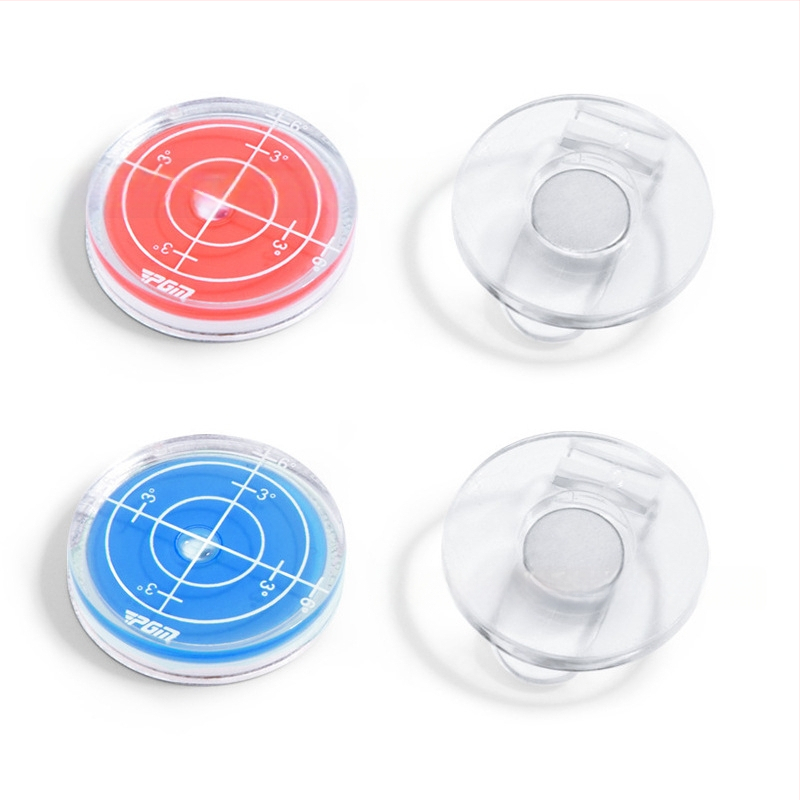 Κλιπ καπέλου γκολφ με μαγνητικό μαρκαδόρο για τη μπάλα και φυσαλίδα επιπέδου – Πλαστικό