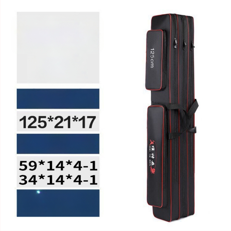 Geantă pentru echipamente de pescuit și geantă pentru undițe — depozitare multifuncțională, material PVC, neimpermeabilă