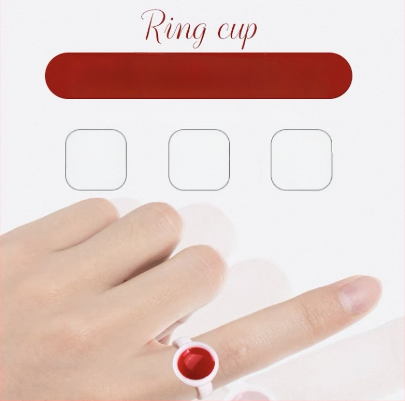 Λευκό κυπελλάκι από σκληρό πλαστικό για επεκτάσεις βλεφαρίδων, μεγάλο μέγεθος, με διαχωριστικό μοτίβο (Προέλευση: Γκουαντζού; Μάρκα: Άλλο; Κατάλληλο για: Γενικό; Εισαγωγή: Όχι; Ιδιωτικές ετικέτες: Όχι)