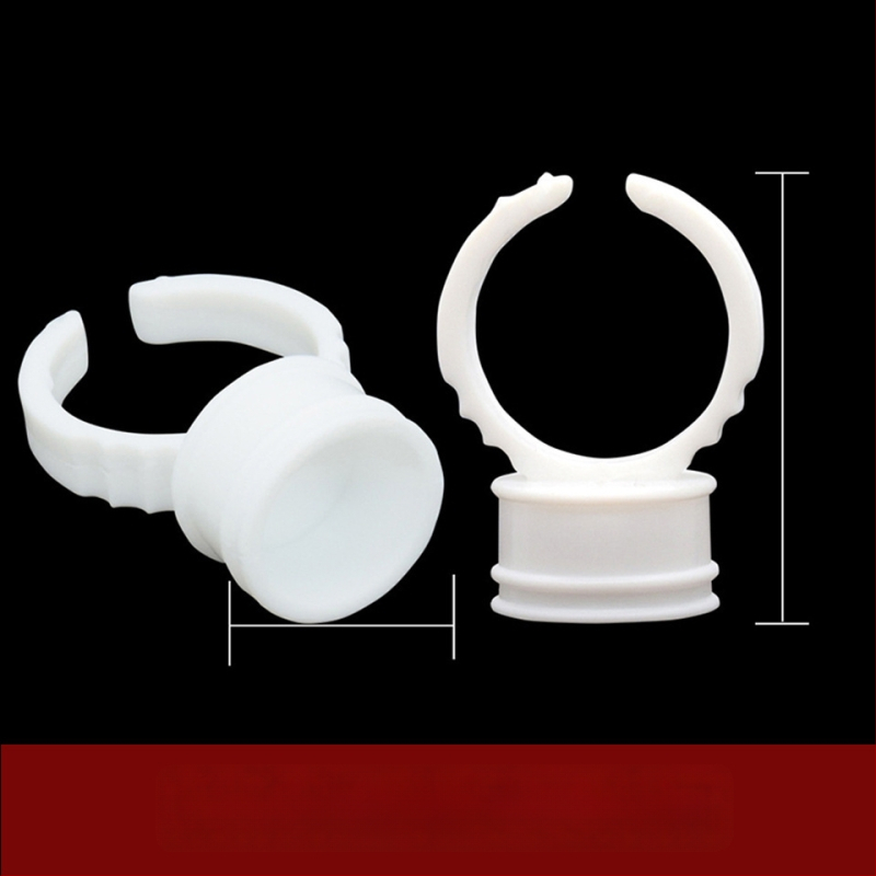 Λευκό κυπελλάκι από σκληρό πλαστικό για επεκτάσεις βλεφαρίδων, μεγάλο μέγεθος, με διαχωριστικό μοτίβο (Προέλευση: Γκουαντζού; Μάρκα: Άλλο; Κατάλληλο για: Γενικό; Εισαγωγή: Όχι; Ιδιωτικές ετικέτες: Όχι)