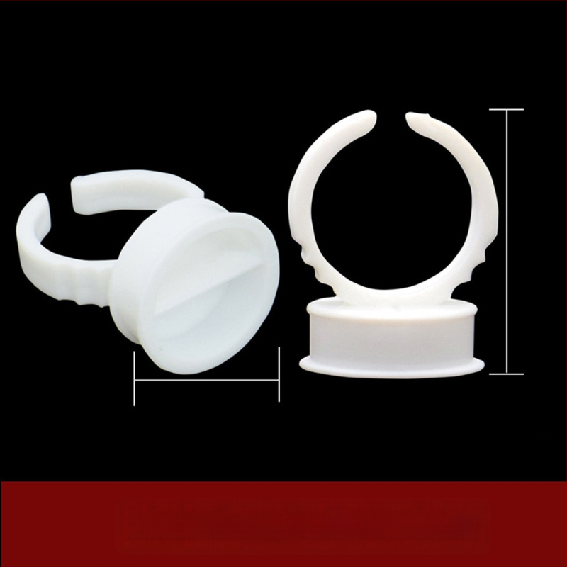 Λευκό κυπελλάκι από σκληρό πλαστικό για επεκτάσεις βλεφαρίδων, μεγάλο μέγεθος, με διαχωριστικό μοτίβο (Προέλευση: Γκουαντζού; Μάρκα: Άλλο; Κατάλληλο για: Γενικό; Εισαγωγή: Όχι; Ιδιωτικές ετικέτες: Όχι)