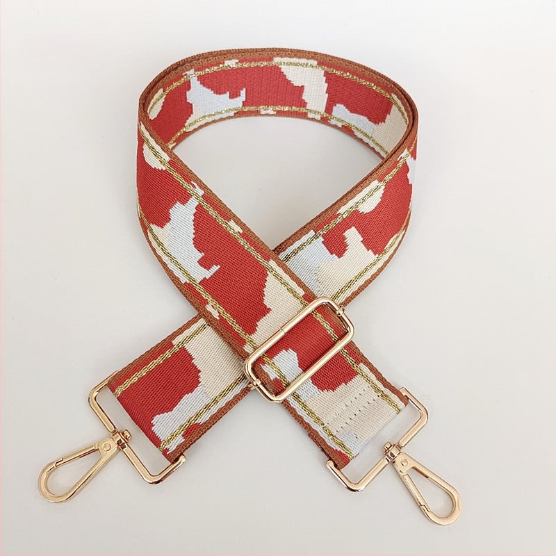 Полиестерна презрамка за чанти Langrong, райета, износоустойчива, намалява натоварването, лято 2024