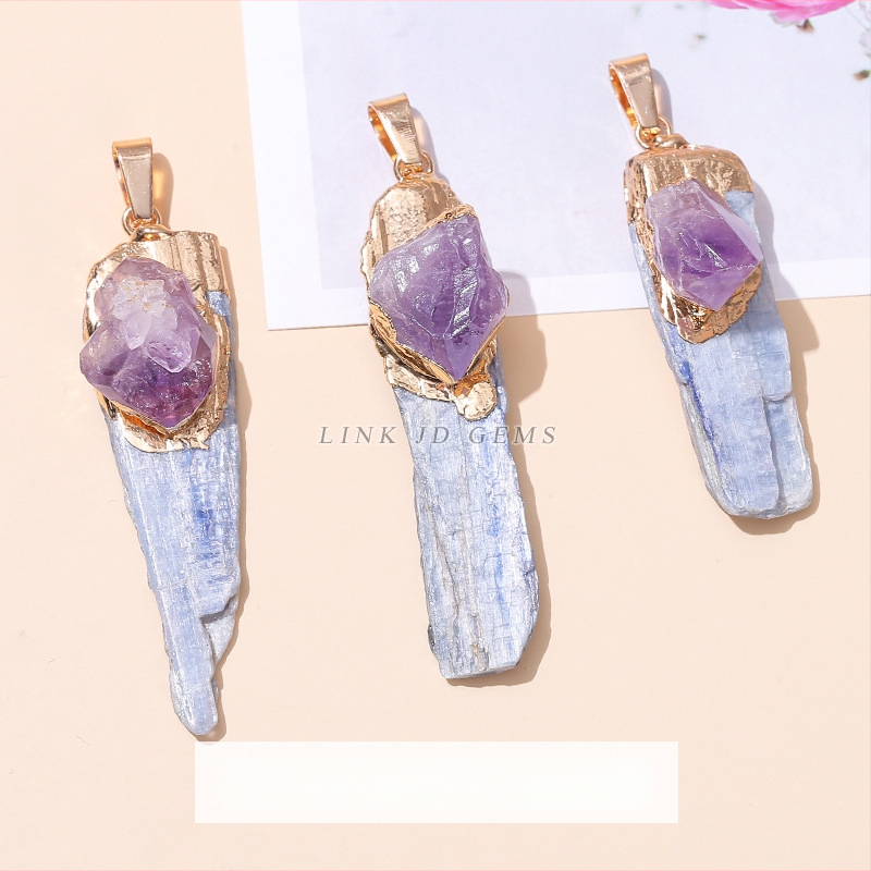 Jingde nyaklánc kristállyal, vágás, csiszolás és polírozás, OL divatstílus