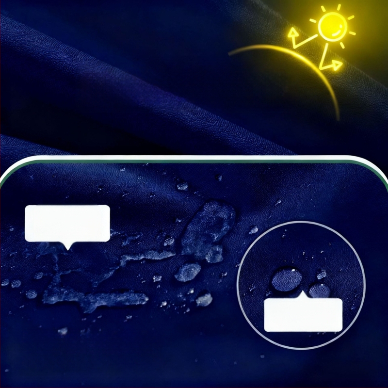 Perna rotundă pentru scaun exterior, cu curele, impermeabilă și UV-rezistentă, husă Oxford și umplutură din burete