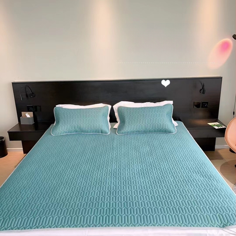 Σετ τριών τεμαχίων στρώματος από φυσικό λατέξ, αναδιπλούμενο, περιεκτικότητα λατέξ >90%, ύφανση με εκτύπωση