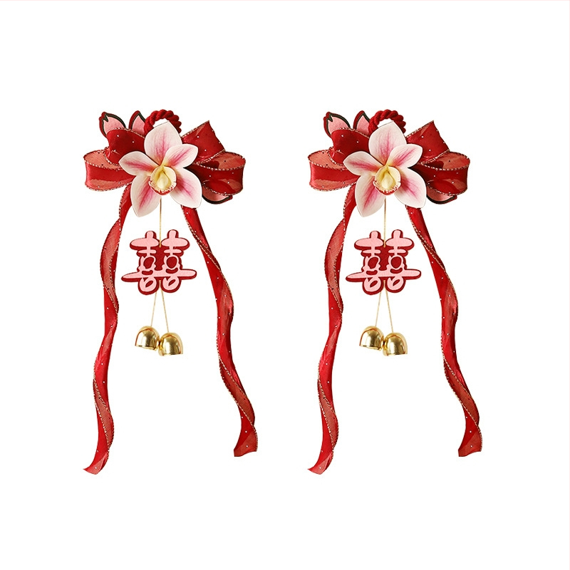 Esküvői függönyökhöz kötőpánt – pár dekoratív, fonalból készült dísz a hálószobához és a lépcsőhöz (csomagolás Opp zacskó; esküvői dekoráció)