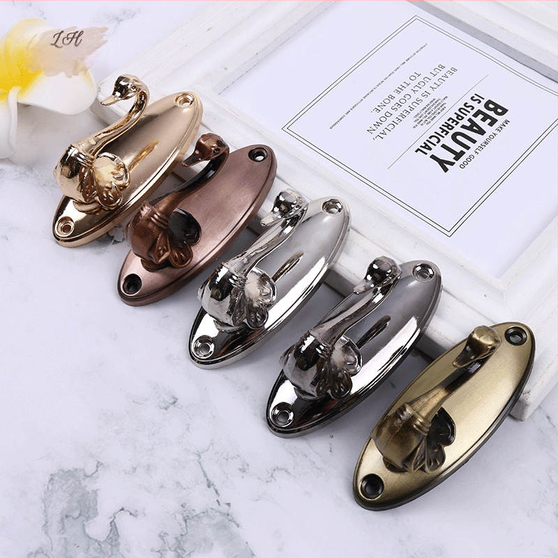 Γάντζος τοίχου για κουρτίνες - Κράμα, Μοντέλο LHQG-39, Περιλαμβάνονται βίδες, Κατάλληλο για όλους τους τύπους κουρτινών