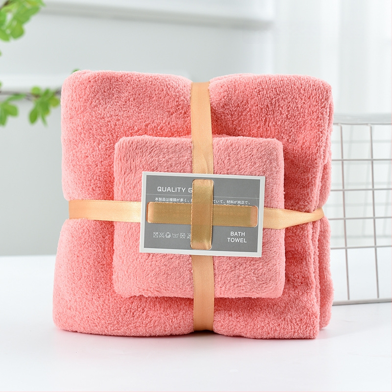 Set ručnika od Coral Fleece, upija vlagu, bez vlakana, brzo se suši, za kućnu upotrebu