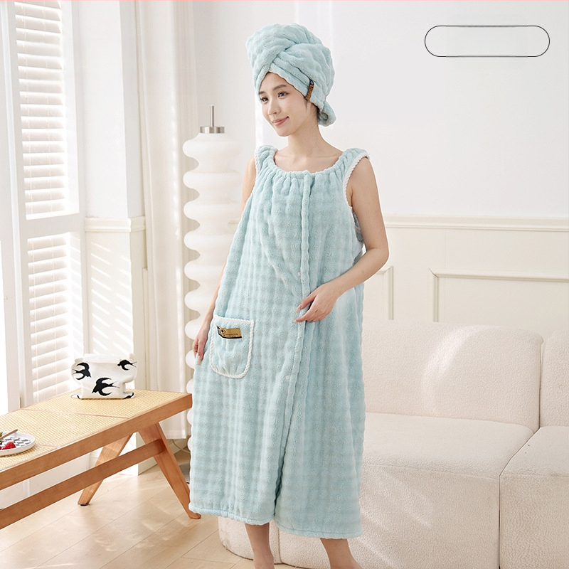 Αντιβακτηριακό καπέλο στεγνώματος μαλλιών με σχέδιο ουράς πεταλούδας, από coral fleece, 7A βαθμίδα, παχυσμένη υφή, υψηλή απορροφητικότητα, βάρος 140–169 g