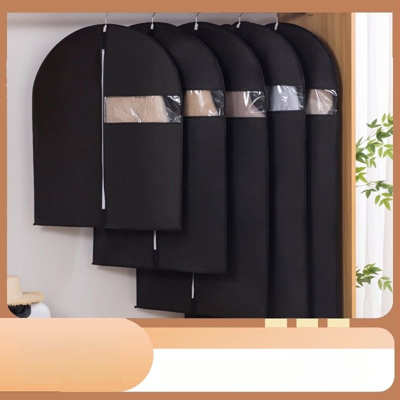 Κάλυμμα ενδυμάτων από μη υφασμένο ύφασμα – ιαπωνικού στυλ, πλήρως κλειστό, κρεμάστρα, προστασία από σκόνη και υγρασία για αποθήκευση στο υπνοδωμάτιο