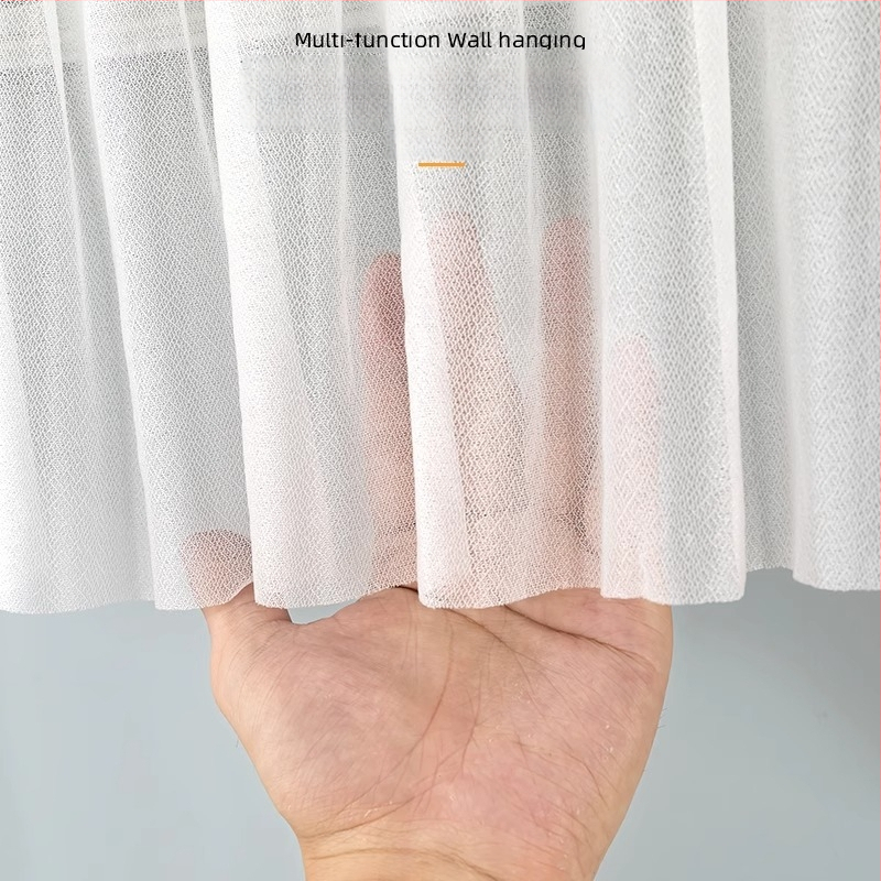 Калъф за климатик – кръгла дантелена бродерия, универсален, модерен минималистичен стил