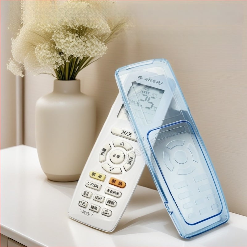 Gree oro kondicionieriaus nuotolinio valdymo gaubtas – silikonas, skaidrus, dulkėms atsparus, vandeniui atsparus, kritimams atsparus, universalus