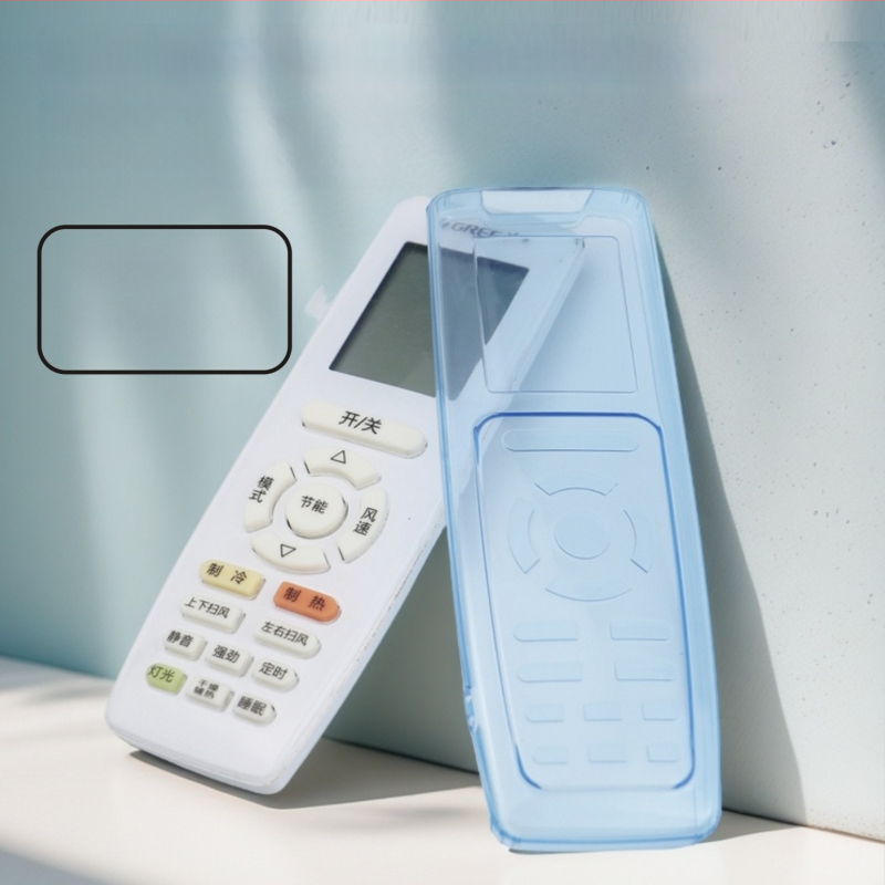 Gree oro kondicionieriaus nuotolinio valdymo gaubtas – silikonas, skaidrus, dulkėms atsparus, vandeniui atsparus, kritimams atsparus, universalus