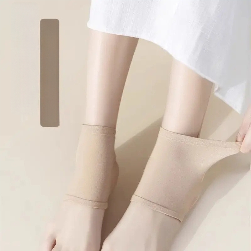 Papēža plaisu aizsargs — mīksta silikona kokvilnas papēža zeķe ikdienas lietošanai, zīmols Friendly (Modelis: Cits; Kurpes tips: Cits; Stils: Ikdienas atpūta; Sezona: Visas)