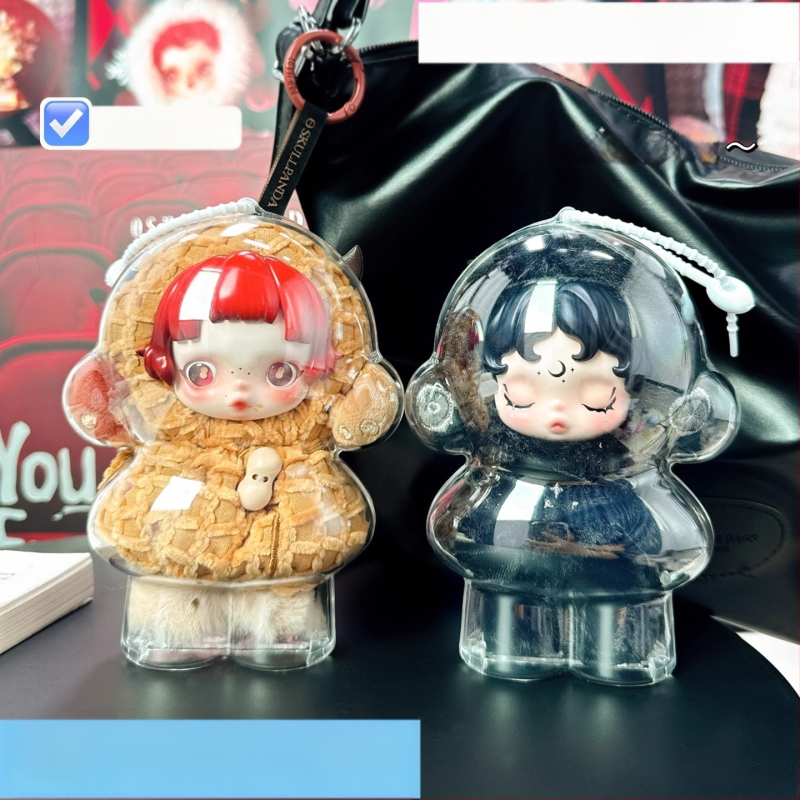 Skullpanda trešās paaudzes aizsargkaste priekš Bubble Mart, akrils, japāņu stils, Jimujia