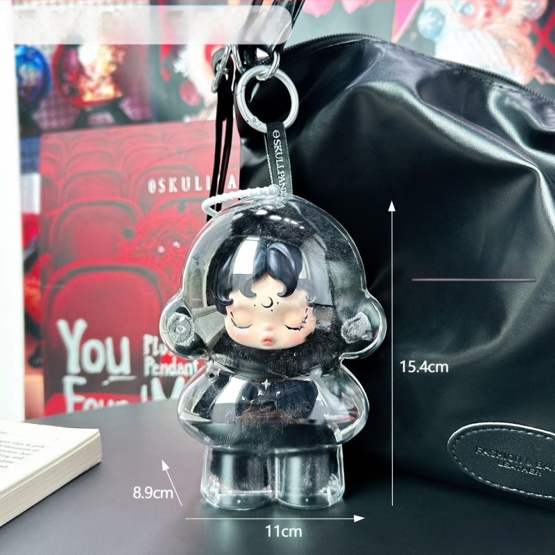 Skullpanda trešās paaudzes aizsargkaste priekš Bubble Mart, akrils, japāņu stils, Jimujia