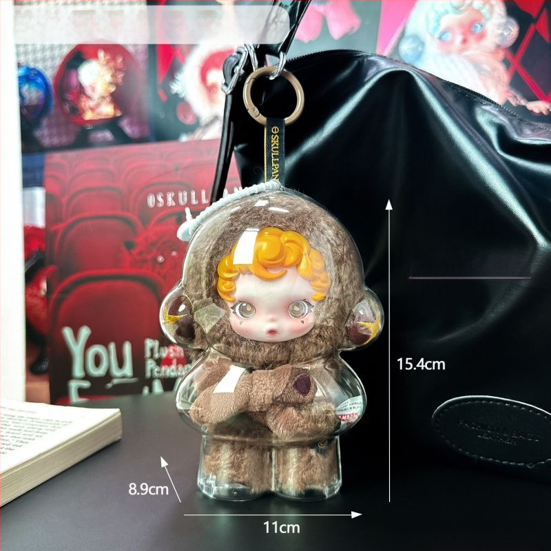 Skullpanda trešās paaudzes aizsargkaste priekš Bubble Mart, akrils, japāņu stils, Jimujia