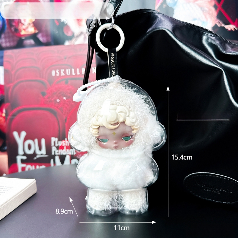 Skullpanda trešās paaudzes aizsargkaste priekš Bubble Mart, akrils, japāņu stils, Jimujia