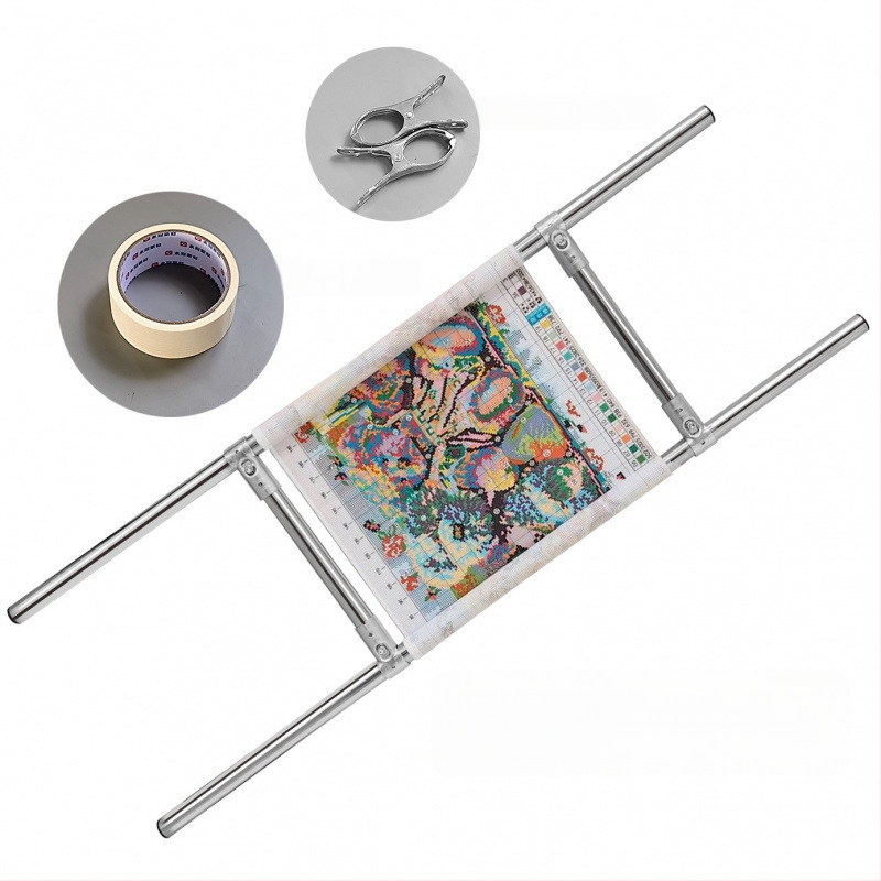 Регулируема рамка за кръстосано бродиране от неръждаема стомана