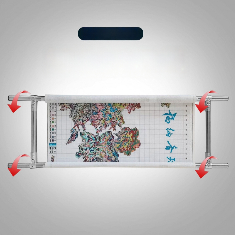 Регулируема рамка за кръстосано бродиране от неръждаема стомана