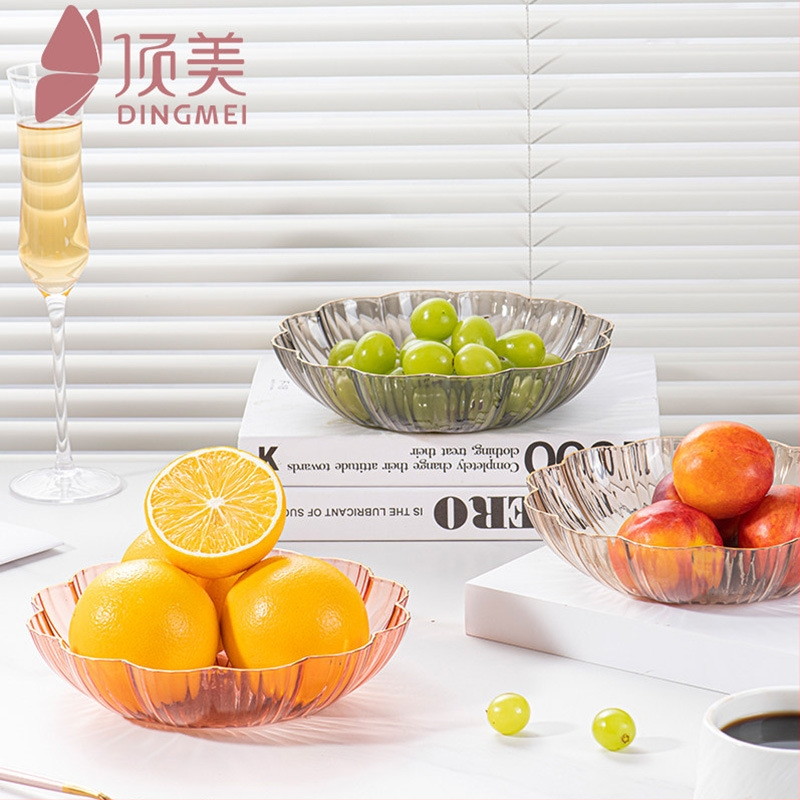 Стъклена чиния за плодове, Top beauty, модерен минимализъм, първокласно качество