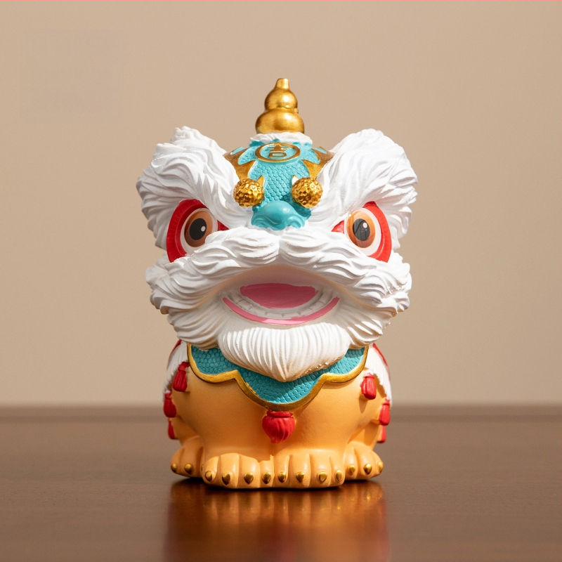 Juzheng Leona statuja no sveķiem Ķīniešu stilā SDFF-1 mājas dekors