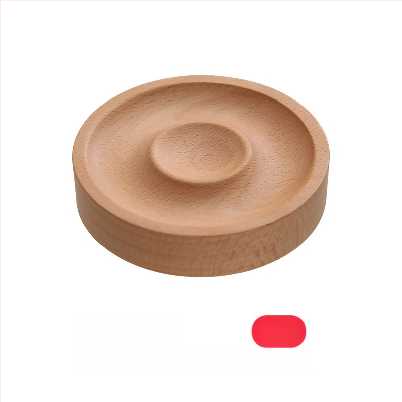 Karkötő kiállító állvány – masszívfa konstrukció, kétszintű, művészi stílus