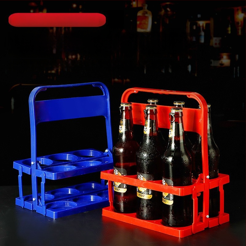 Bo Dian plastikinė alaus lentynėlė, sulankstoma, nešiojama barui/KTV, su logotipu