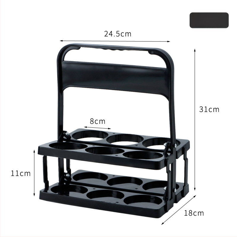 Bo Dian plastikinė alaus lentynėlė, sulankstoma, nešiojama barui/KTV, su logotipu