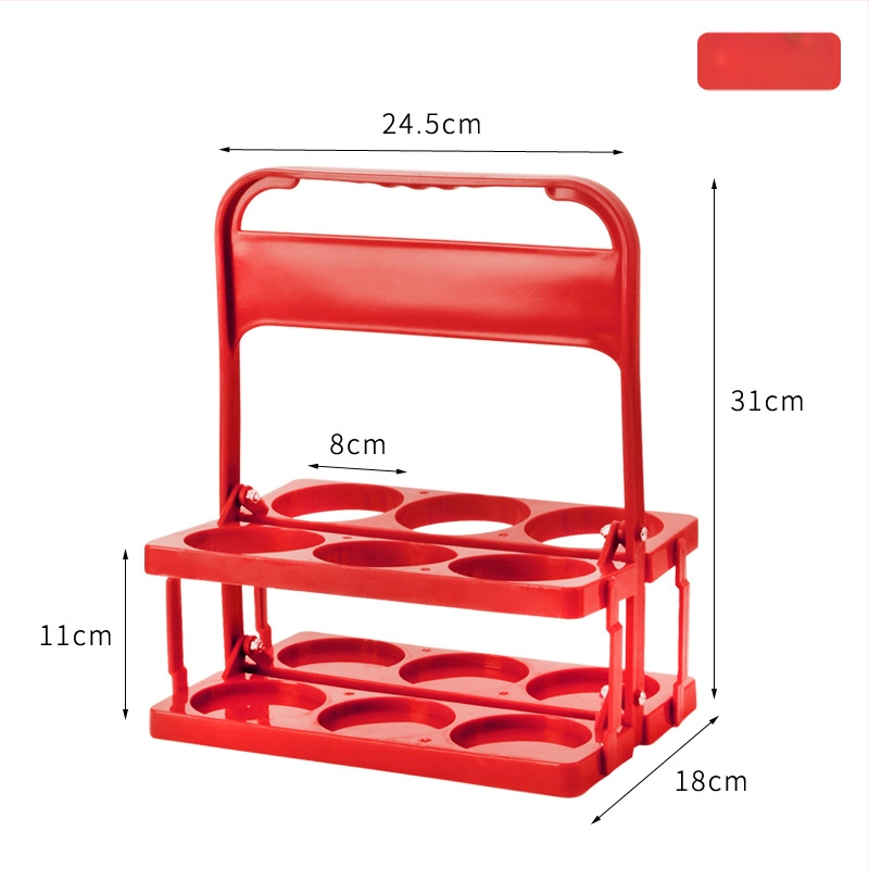 Bo Dian plastikinė alaus lentynėlė, sulankstoma, nešiojama barui/KTV, su logotipu