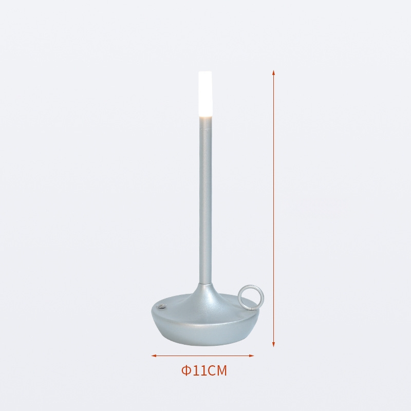 Nordiskā stila metāla galda lampa, uzlādējama, skārienjūtīgs slēdzis, modelis A31, Beale