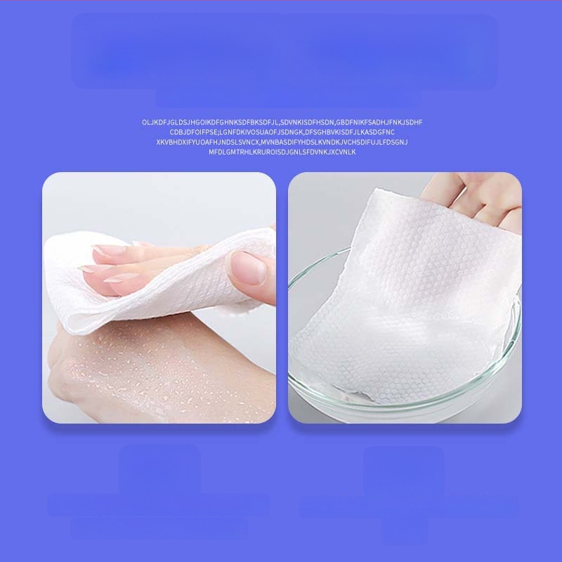 Prosop de față, de unică folosință, pentru saloane de înfrumusețare, din fibre vegetale, țesătură plată