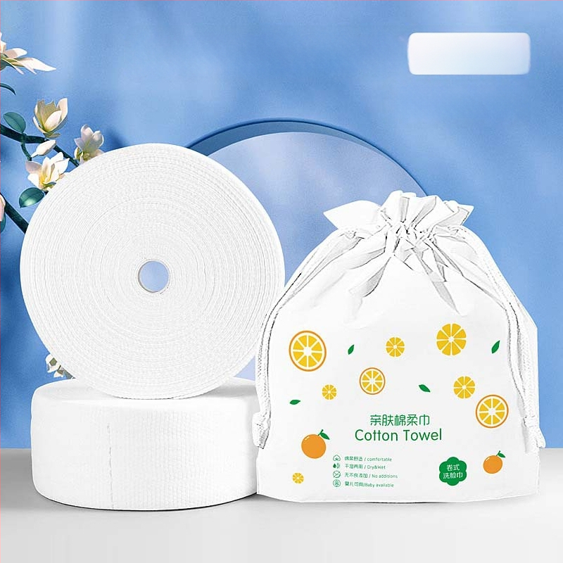 Prosop de față, de unică folosință, pentru saloane de înfrumusețare, din fibre vegetale, țesătură plată