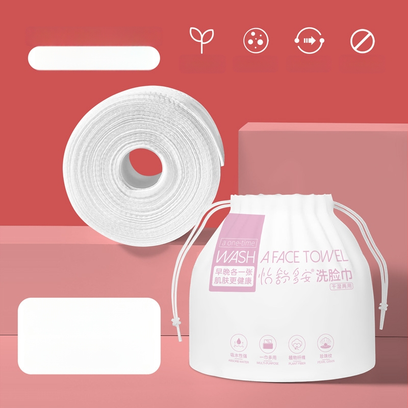 Prosop de față, de unică folosință, pentru saloane de înfrumusețare, din fibre vegetale, țesătură plată