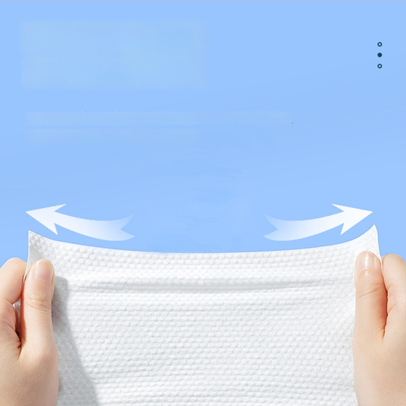 Prosop de curățare facial în rolă - 100% viscose, fibre de viscose, țesătură plată, personalizare disponibilă, conținut principal 100%