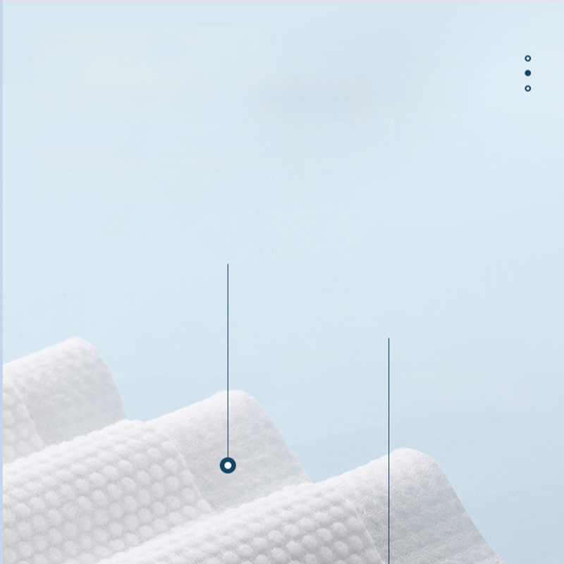 Prosop de curățare facial în rolă - 100% viscose, fibre de viscose, țesătură plată, personalizare disponibilă, conținut principal 100%